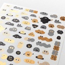 MIDORI Yuru Log Sticker Camouflage Mini Monster x 1