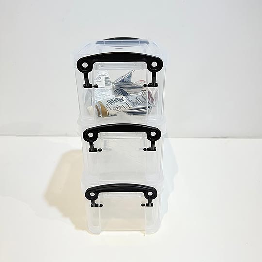 OVJ Plastic Storage Box S (H)7.5cm x (W)10cm x (L)15cm