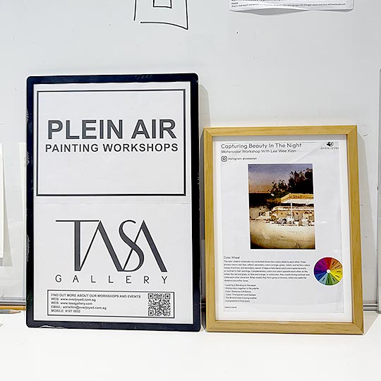 OVJ Wooden Magnetic Display Board A4