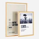 OVJ Wooden Magnetic Display Board A4