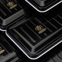 SCHMINCKE Horadam Watercolor 1/2 Pan Black Metal Box With Groove Set x 12