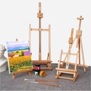 OVJ Beechwood H-Frame Foldable Table Easel 30cm