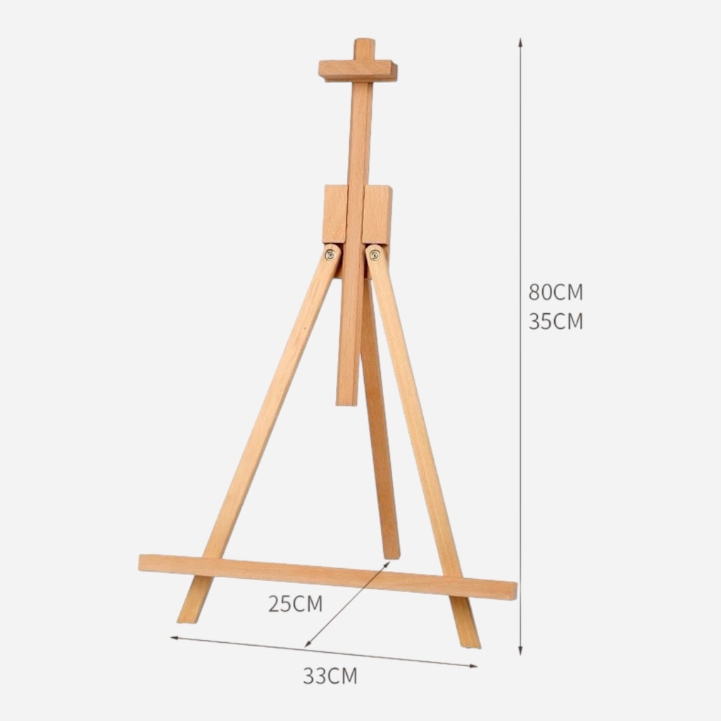 OVJ Beechwood A-Frame Foldable A-Frame Display Easel