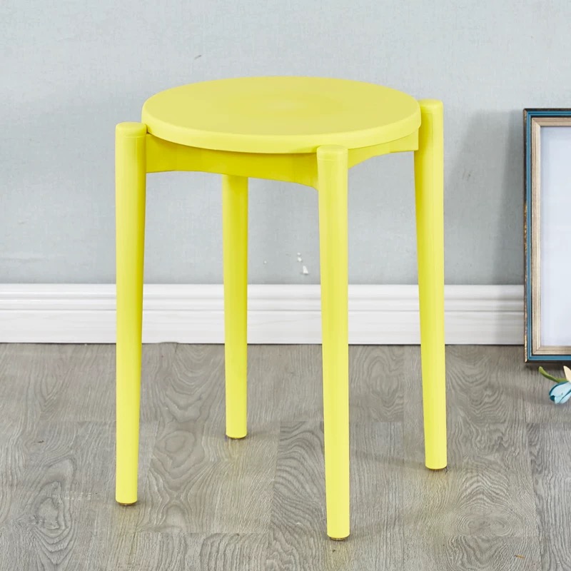 OVJ Stackable Plastic Stool Sunshine Yellow