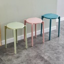 OVJ Stackable Plastic Stool Sunshine Yellow