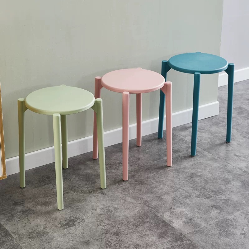 OVJ Stackable Plastic Stool Sunshine Yellow