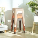 OVJ Stackable Plastic Stool Sunshine Yellow