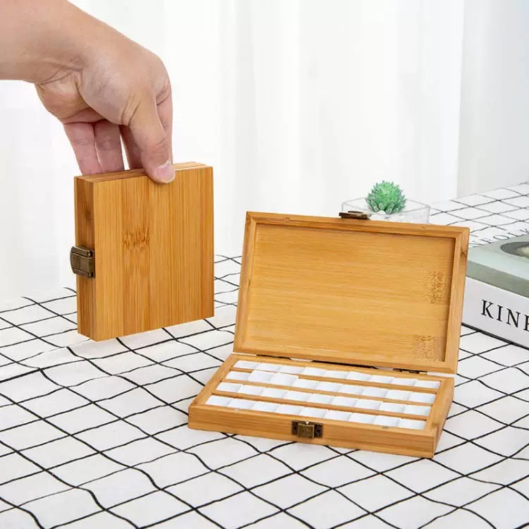 OVJ Travel Bamboo Watercolor Palette Box 36-Pan