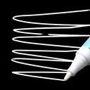 OVJ Long Nib Marker 2mm White