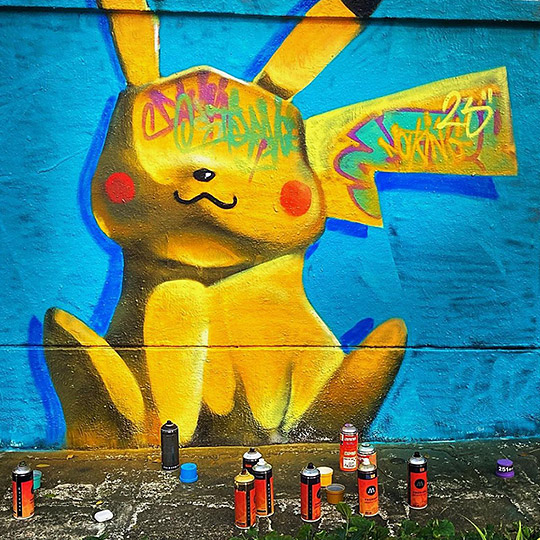 DISCOVER Graffiti Mural By TASA