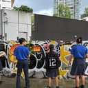 DISCOVER Graffiti Mural By TASA