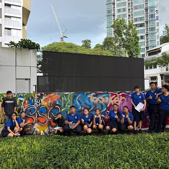 DISCOVER Graffiti Mural By TASA