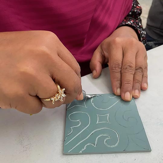 DISCOVER Printmaking on Stamp Carving By TASA