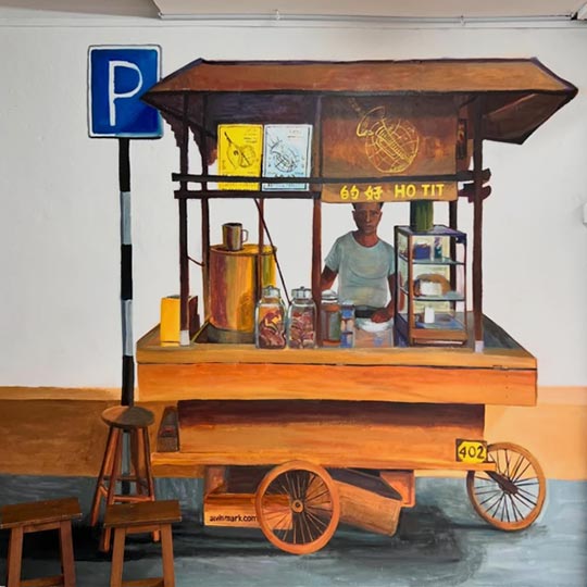 DISCOVER Vintage Scene Oil Painting By TASA