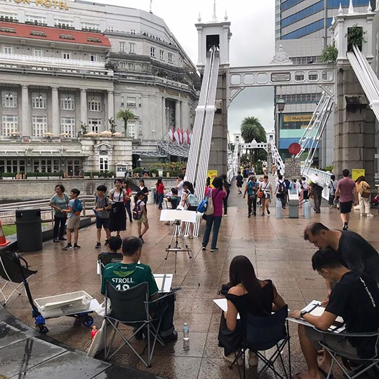 EXPERIENCE Plein Air (Outdoor) Painting By TASA