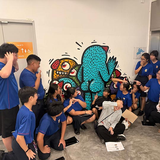 LEARNING JOURNEY Mural Art @ Scape By TASA