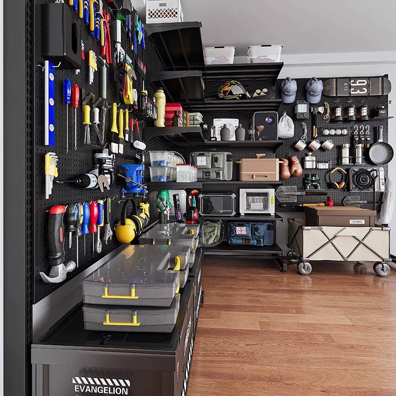 OVJ Makerspace Peg Board 35cm x 106cm x 190cm