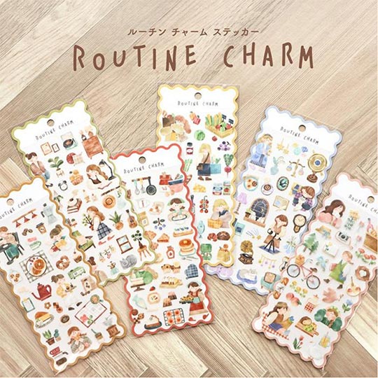 MIND WAVE Routine Charm Sticker Market