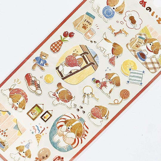 MIND WAVE Shinpasha's Picture Book Sticker Dog