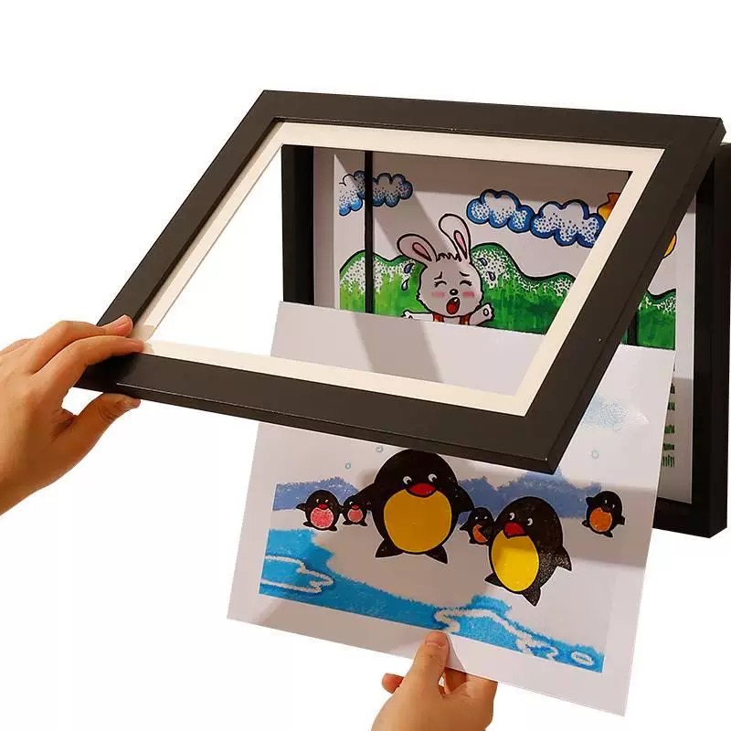 OVJ Plastic Magnetic Flip Picture Frame A3