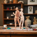 OVJ Stop Motion Plastic Action Figure 13cm Male