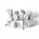 OVJ Ceramic Shape 4-Sided Pyramid 14cm x 22cm