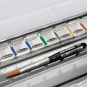 SCHMINCKE Akademie Watercolor 1/2 Pan Set x 12 (Da Vinci Brush Included)