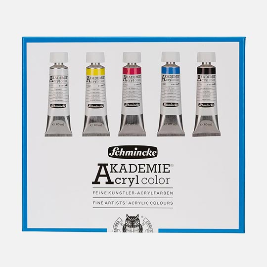 SCHMINCKE Akademie Acrylic 60ml Set x 5