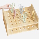 OVJ Wooden Scissors Organiser 30-Hole