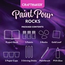 HINKLER Create Your Own Paint Pour Rocks