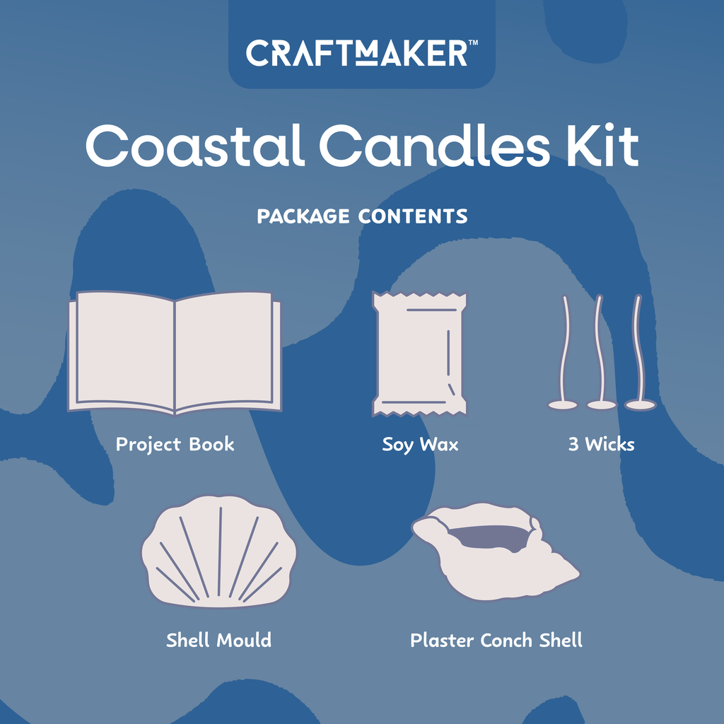 HINKLER Craft Maker Coastal Candles Kit