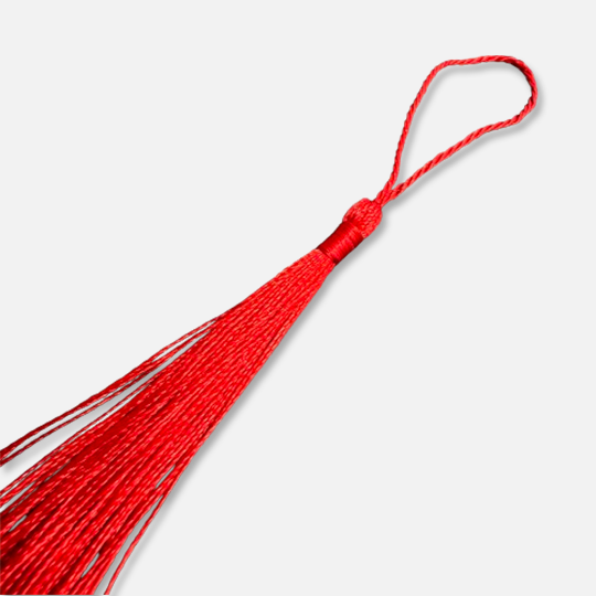 OVJ Tassel 13cm Wine Red