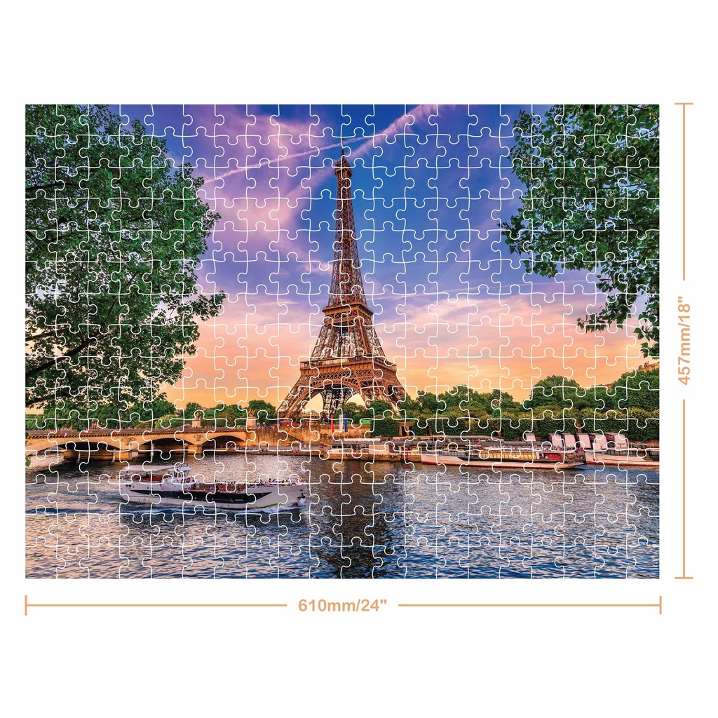 HINKLER Elevate Jigsaw Puzzle 300 Pieces - Eiffel Tower, Paris, France