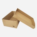 OVJ Kraft Cardboard Shoe Box 12cm x 22cm x 32cm
