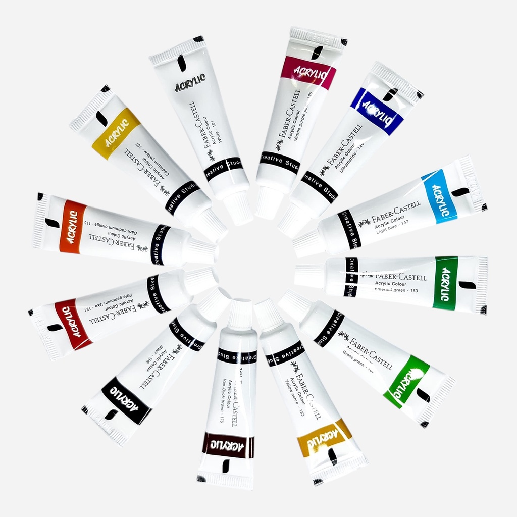 FABER-CASTELL Creative Studio Acrylic Color 9ml Set x 24