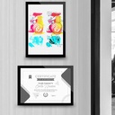 OVJ Plastic Magnetic Flip Picture Frame A3