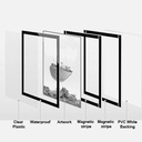 OVJ Self-Adhesive Acrylic Cover Magnetic Picture Frame A4