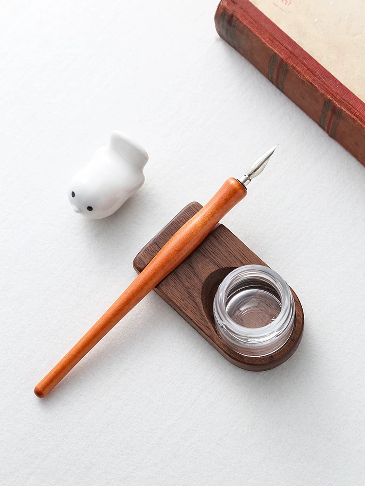 OVJ Walnut Calligraphy Ink Pot Stand (copy)