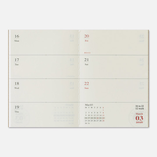 TRAVELER'S Passport Diary 2026 Weekly (Pre-Order)