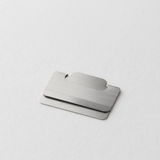 MIDORI Index Clip (S) Chiratto Silver x 8