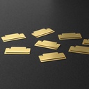 MIDORI Index Clip Chiratto Brass x 8