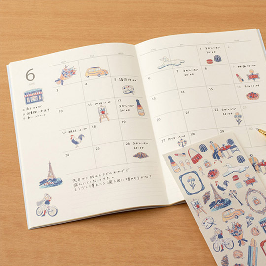 MIDORI Sticker Motifs Country France