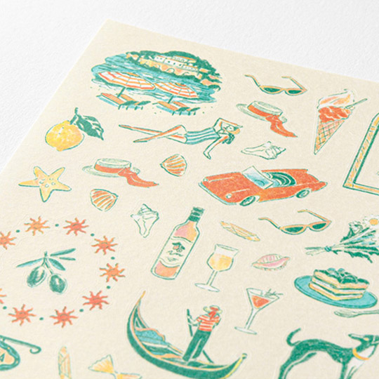 MIDORI Sticker Motifs Country Italy