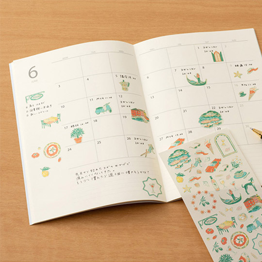 MIDORI Sticker Motifs Country Italy