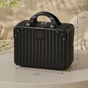 OVJ Plastic Suitcase 14" Black