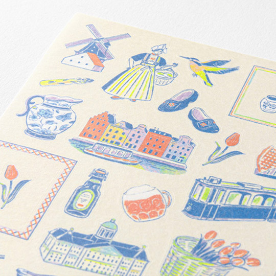 MIDORI Sticker Motifs Country The Netherlands