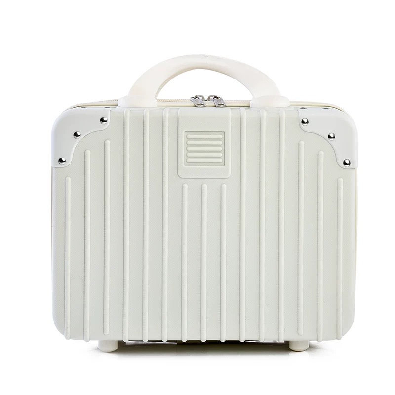 OVJ Plastic Suitcase 14" White