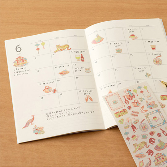 MIDORI Sticker Motifs Country Vietnam