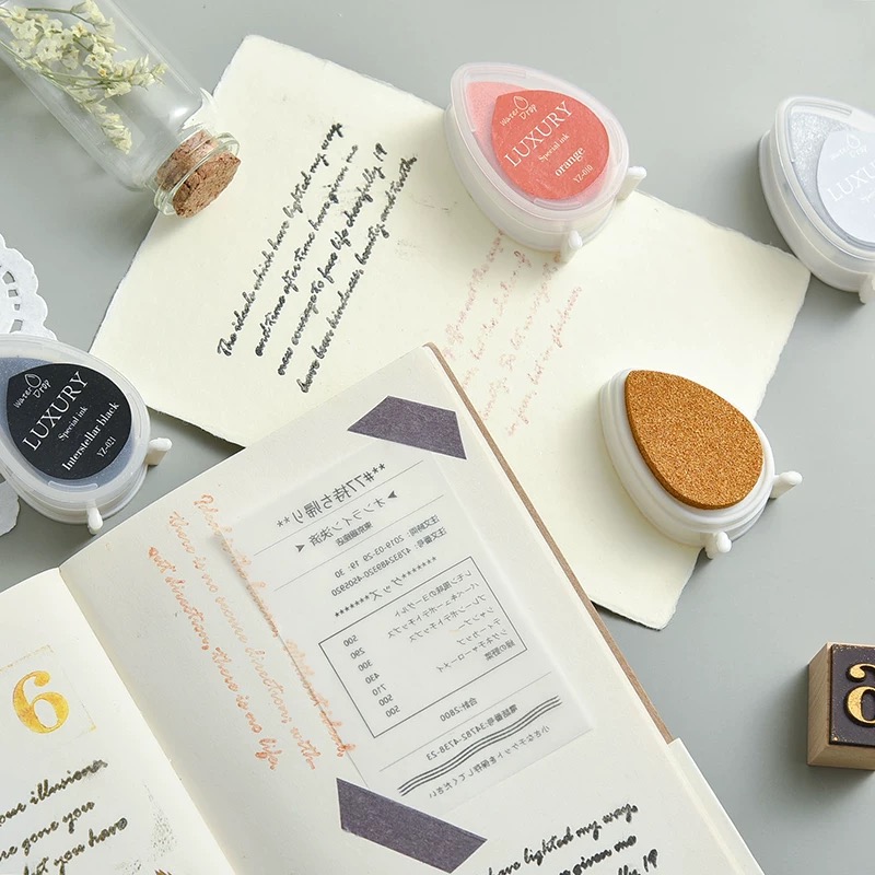 OVJ Teardrop Stamp Ink Pad Orange