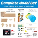 FAVER-CASTELL Creativity For Kids Buildeez! Easy Wooden Model Set